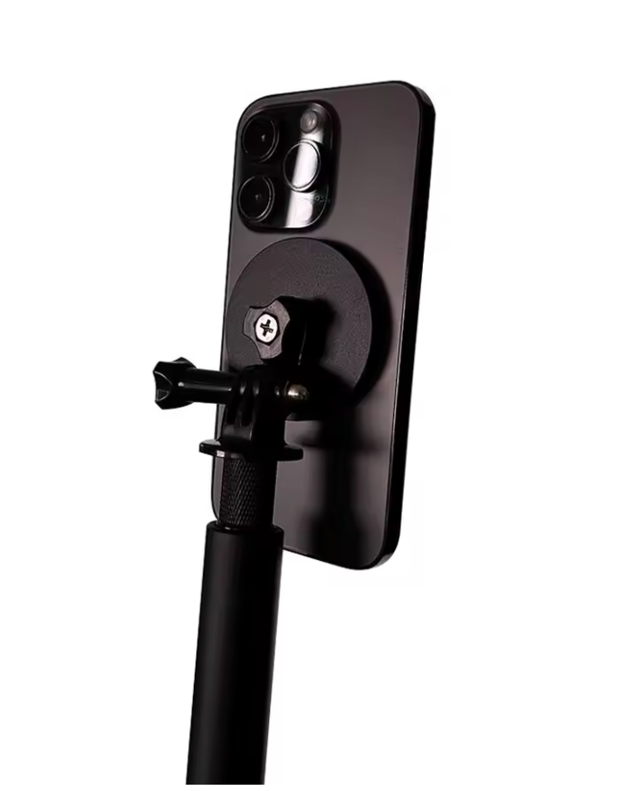 Magnetic Mobile Phone Holder For Tripod Selfie Stick Plug Stand Golf Mount Stand For Smartphone Camera